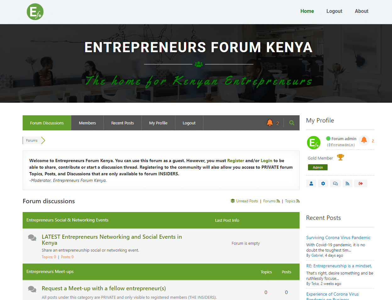 Entrepreneurs forum Kenya